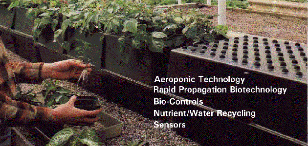 Aeroponic and Bio-control technologies...........