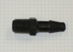 Barb Adapter 1/4" X 1/8" Male