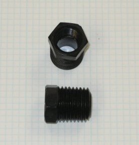 Bushing 1/4" Male x 1/8" Female